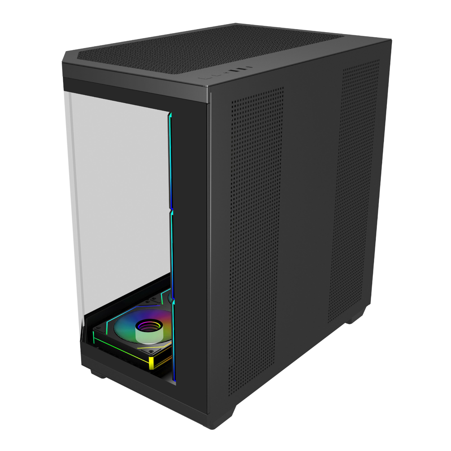 FSP U580 ARGB ATX Ultra Tower Gaming Chassis - Black - Image 2
