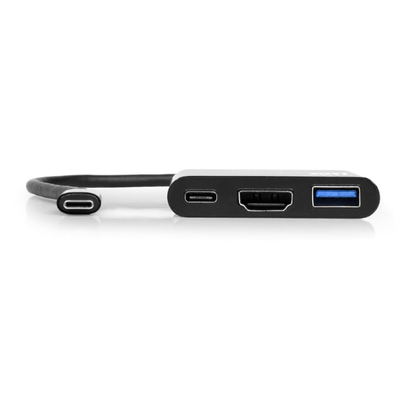 Port USB Type-C to 1 x HDMI|1 x USB3.0|1 x Type-C 60W PD Dock - Black - Image 3