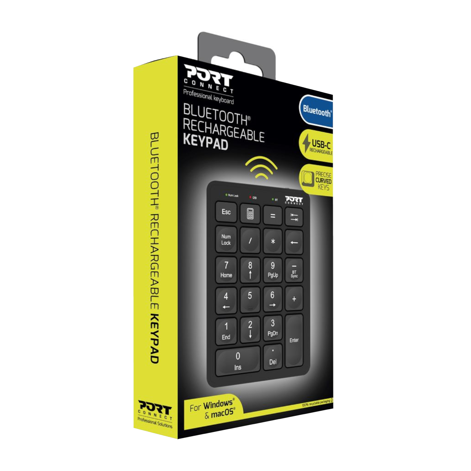 Port Connect Bluetooth Rechargeable Keypad - Image 5