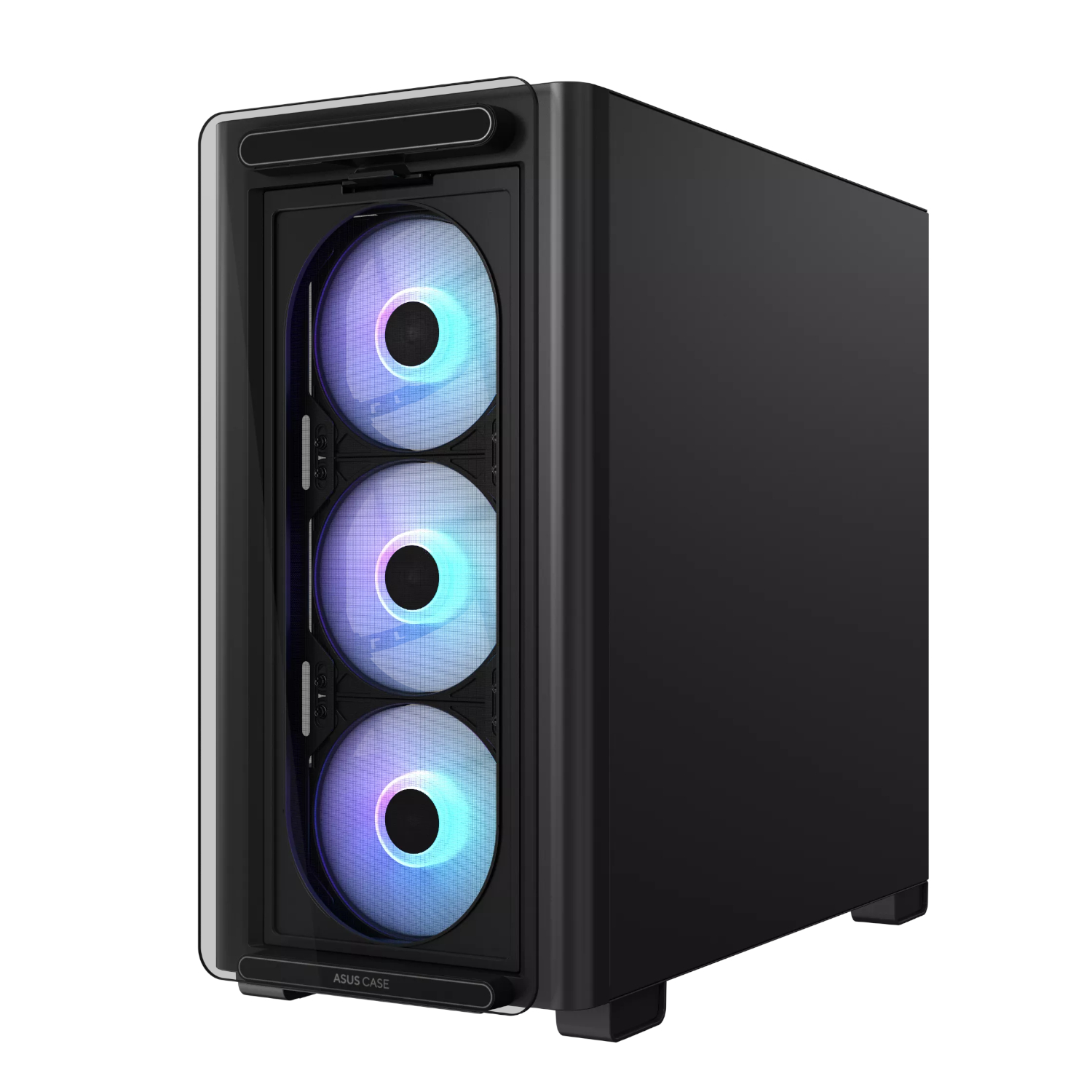 Asus A23 PLUS ARGB Micro-ATX Gaming Chassis - Black - Image 2