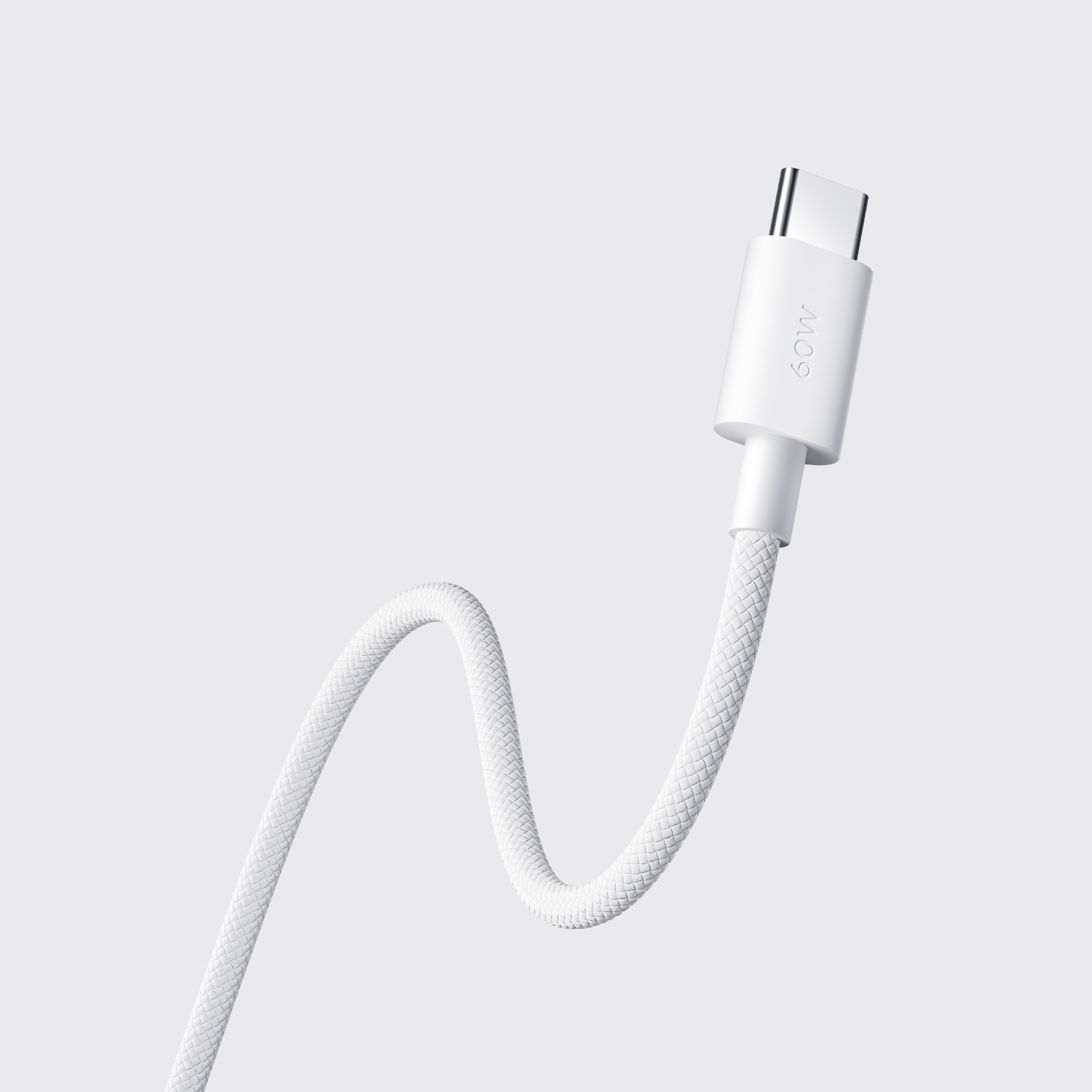 Xiaomi 3A Braided USB Type-C to USB Type-C Cable 1M - White - Image 3