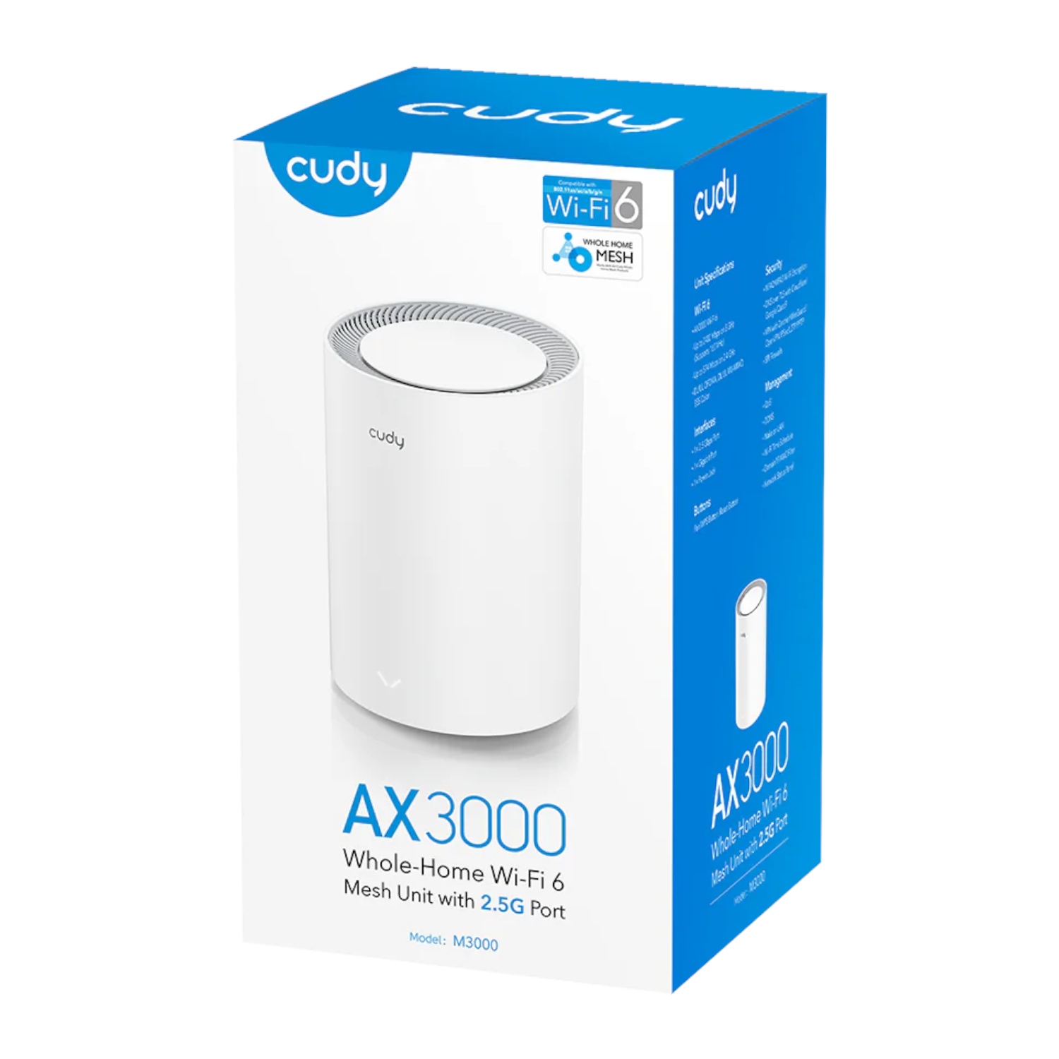 Cudy AX3000 Wi-Fi 6 Mesh Kit 1 Pack - White - Image 4