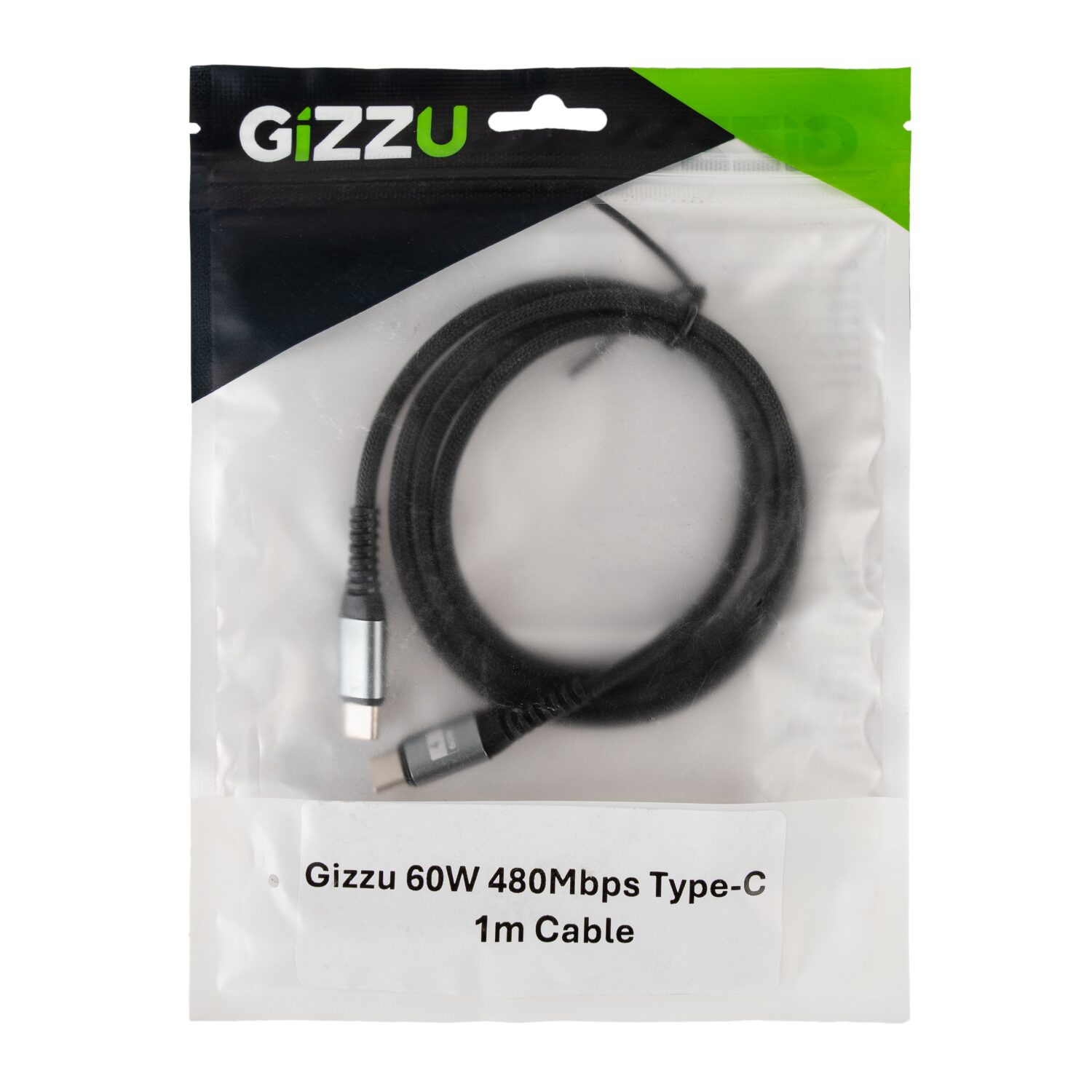 GIZZU 60W 480Mbps Type-C 1m Cable - Image 3