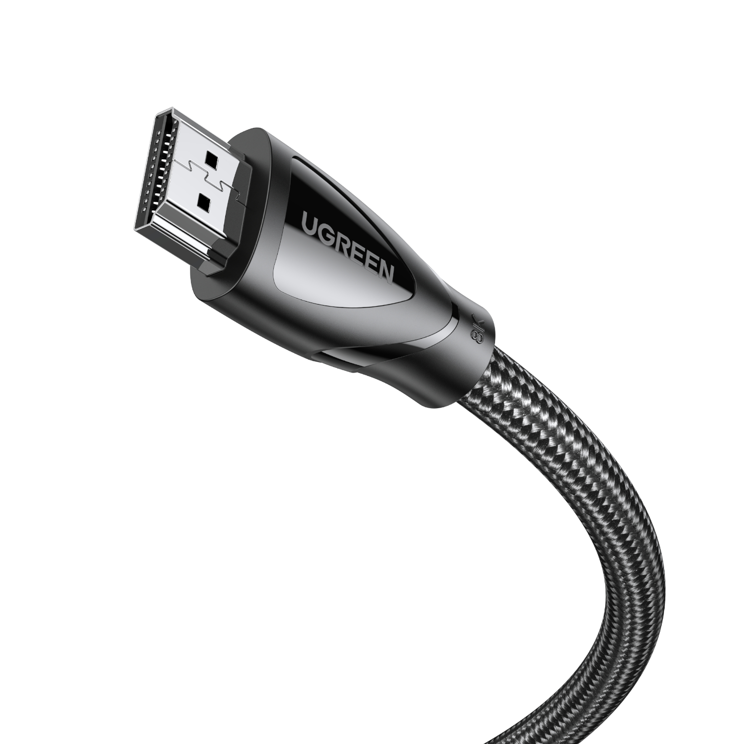 UGreen HDMI 2.1 Male to Male Cable 2M (8K@60Hz | 4K@120Hz) – Black - Image 3