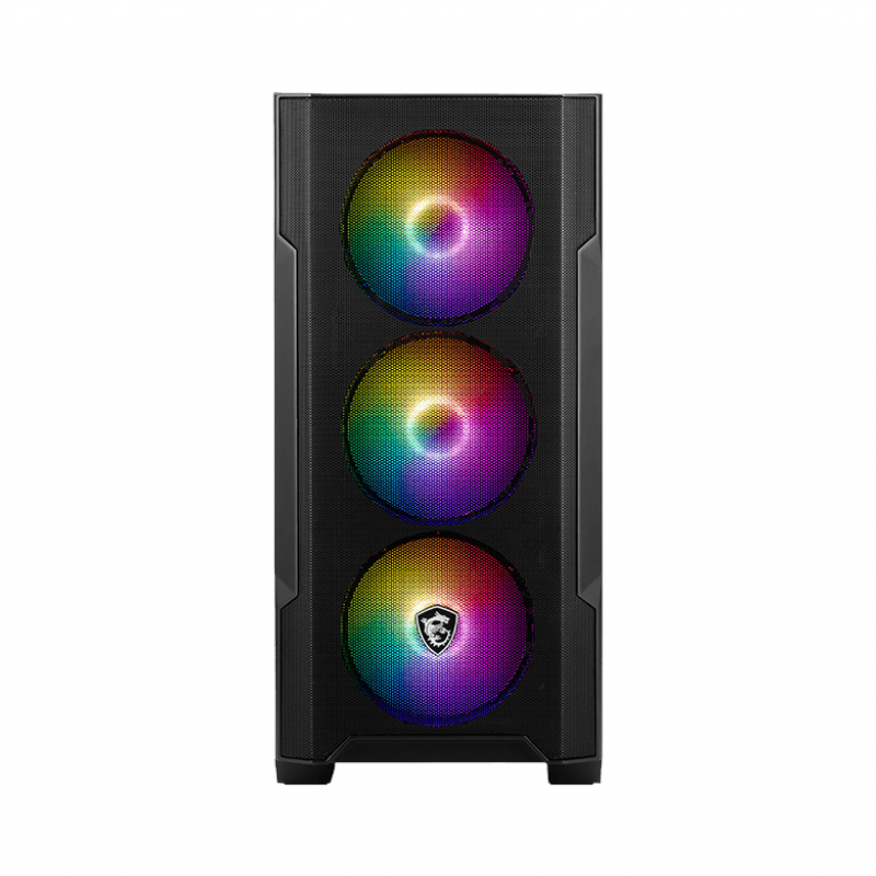 MSI MAG FORGE M100A mATX RGB GAMING CASE - Image 2