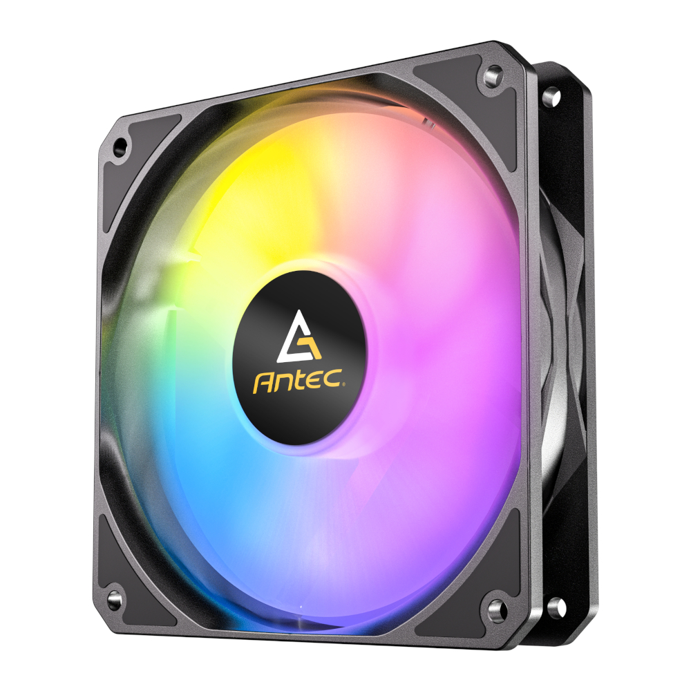 Antec P12 PWM 120mm ARGB Reverse Case Fan - Black - Image 3