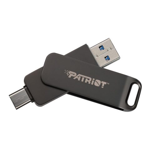 Patriot Rage R550 64GB USB3.2 Swing Type A to Type-C Flash Drive