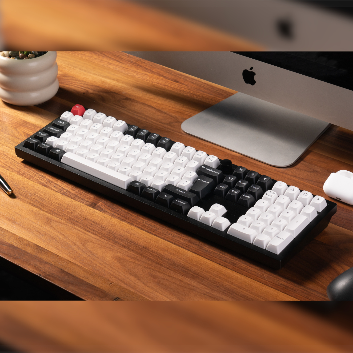 Keychron Q6 HE QMK Full-size Wireless Custom Mechanical Keyboard (Nebula Switch) – Carbon Black - Image 2