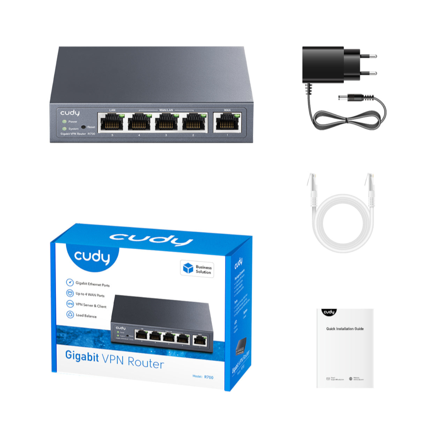 Cudy R700 Gigabit Multi-WAN VPN Router - Image 5