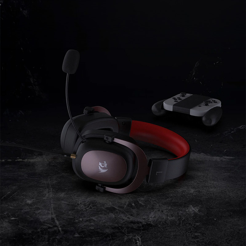 REDRAGON Over-Ear ZEUS 2 USB Gaming Headset - Black - Image 6