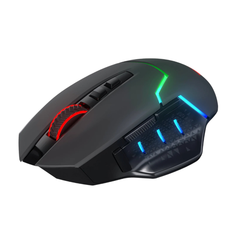 REDRAGON Mirage Pro 8000DPI RGB Wireless Gaming Mouse - Black - Image 2