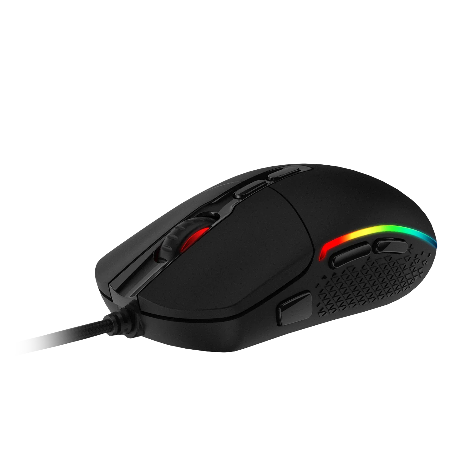 Redragon M719 INVADER RGB 10000 DPI Wired Optical Gaming Mouse - Black - Image 2