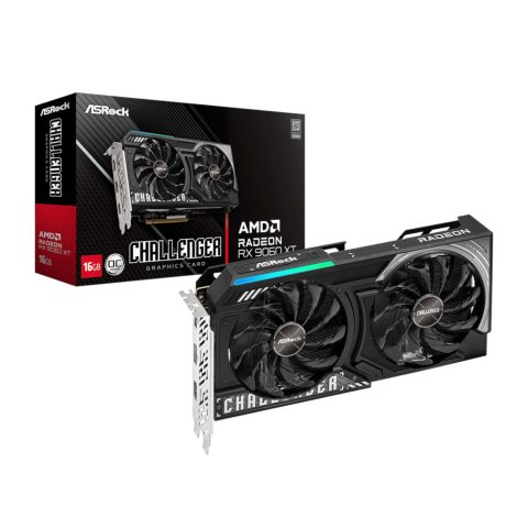 ASRock Radeon RX 9060 XT Challenger 16GB OC Graphics Card (RDNA™ 4