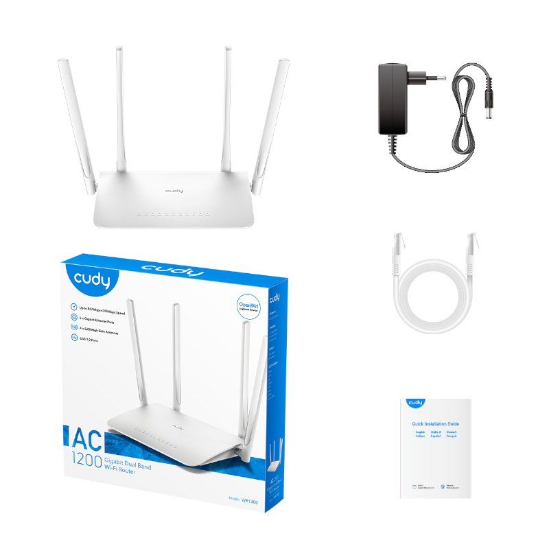 Cudy AC1200 Gigabit Wi-Fi Mesh Router - Image 3