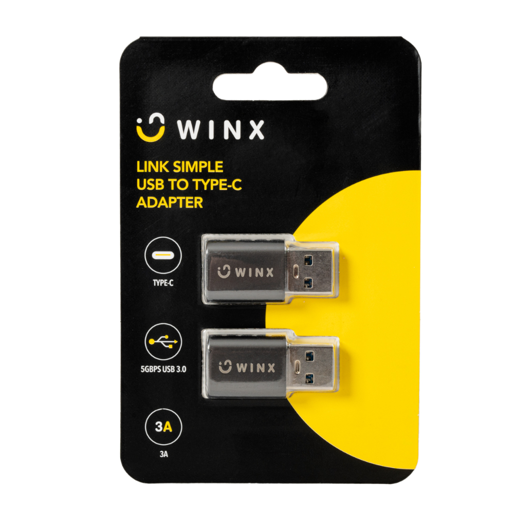 WINX LINK Simple USB to Type-C Adapter Dual Pack - Image 5